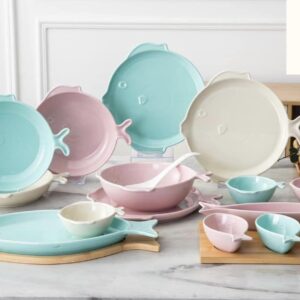 طقم عشاء 27 قطعه  FISH  DESIGN