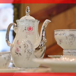 Alternative view of طقم سفره تشيكى 124 قطعة لون اوف وايت