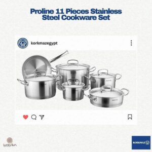 Alternative view of طقم استانلس برولين كوركماز  11 ق