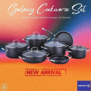 Alternative view of طقم جرانيت كوركماز جلاكسي 12 قطعة XL