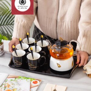 طقم شاي بالصنيه