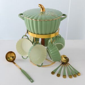 Alternative view of طقم شوربه علي حامل 16 قطعه