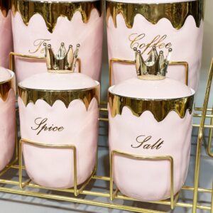 طقم توابل تاج بورسلين  7 قطعة