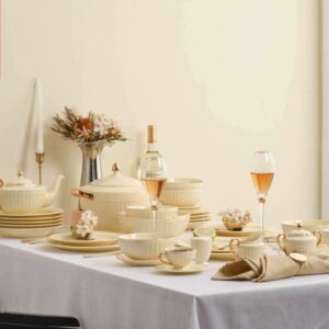 طقم سفره 66ق اوف وايت ماليزى