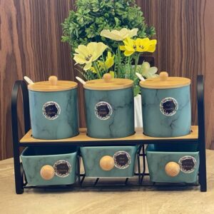 Alternative view of طقم توابل ٧ قطع علي حامل استيل SH