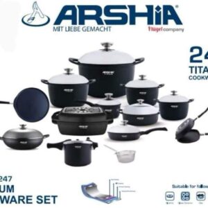 Alternative view of طقم حلل تيتانيوم آرشيا الألماني 24 قطعه